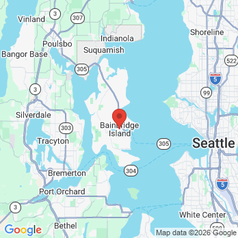 Map to Todd H Adams DDS office in Bainbridge Island, WA