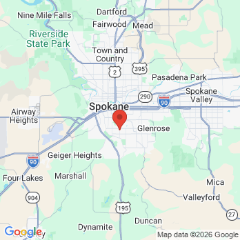 Map to Ferguson Family Dental office in Spokane, WA