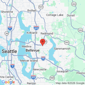 Map to ADVANCED ENDODONTICS office in Bellevue, WA