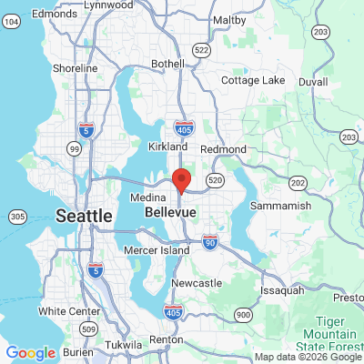 Map to  office in Bellevue, WA