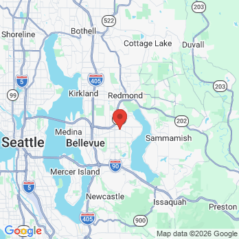 Map to Bellevue Westlake Dental office in Bellevue, WA