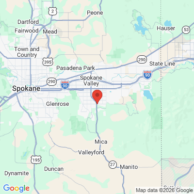 Map to  office in Spokane Valley, WA