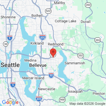 Map to Gregory Kuo DDS office in Redmond, WA