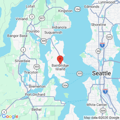 Map to  office in Bainbridge Island, WA