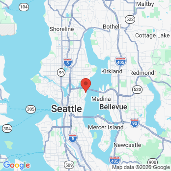 Map to Woodside & Eckart Dentistry office in Seattle, WA