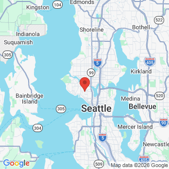 Map to Queen Anne Orthodontics office in Seattle, WA