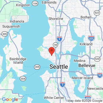Map to Randy L. Weisz DDS office in Seattle, WA