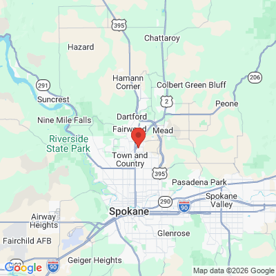 Map to  office in Spokane, WA