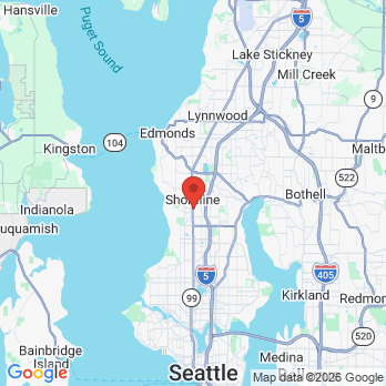 Map to Primary Office office in Shoreline, WA