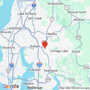 Map to Dr Michael Koczarski office in Woodinville, WA