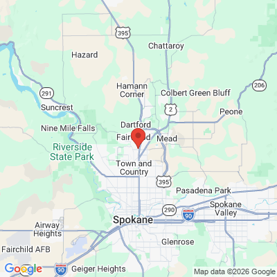 Map to  office in Spokane, WA