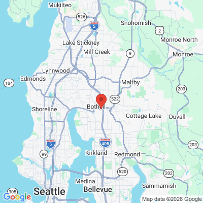 Map to  office in Bothell, WA