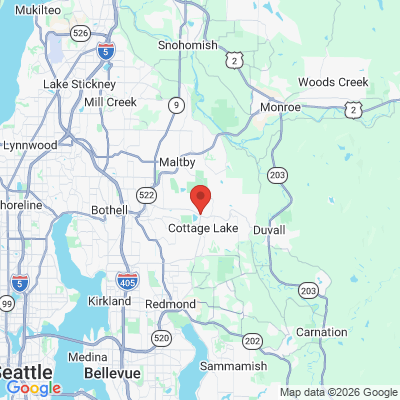 Map to  office in Woodinville, WA