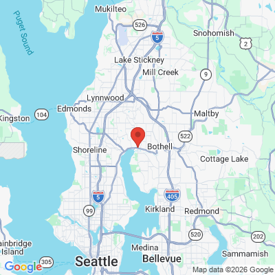 Map to  office in Kenmore, WA
