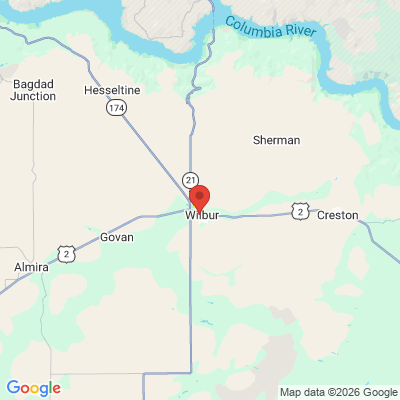 Map to  office in Wilbur, WA