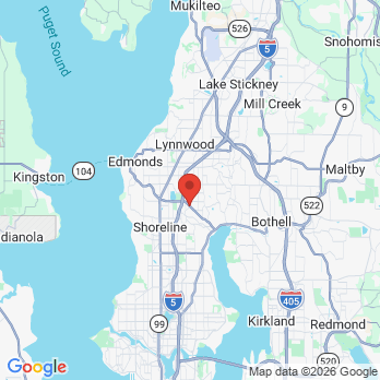 Map to Spain Orthodontics office in Shoreline, WA