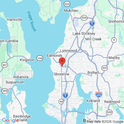 Map to  office in Edmonds, WA
