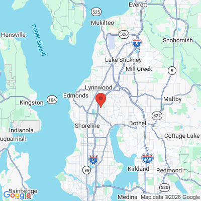 Map to  office in Mountlake Terrace, WA