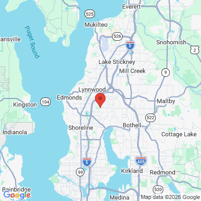 Map to  office in Mountlake Terrace, WA