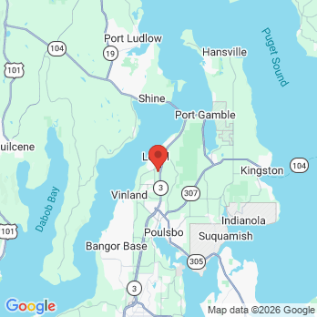 Map to PopUp Smiles office in Poulsbo, WA