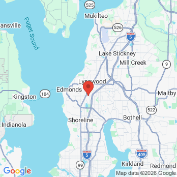 Map to Edmonds/ Terrace Family Dental office in Mountlake Terrace, WA