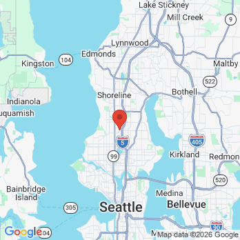 Map to KIDZ DENTAL HAVEN office in Seattle, WA