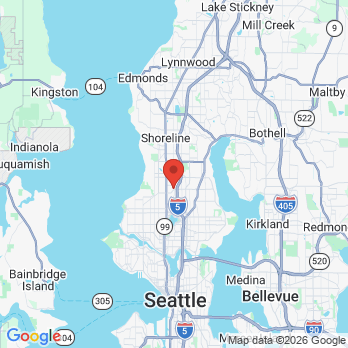 Map to North Seattle Dental office in Seattle, WA