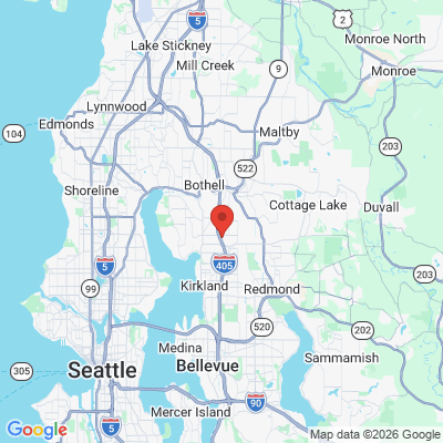 Map to  office in Kirkland, WA
