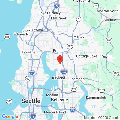 Map to  office in Kirkland, WA