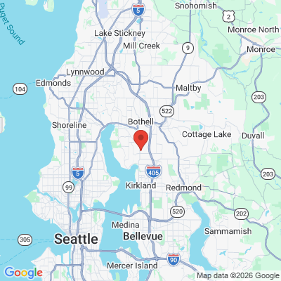Map to  office in Kirkland, WA