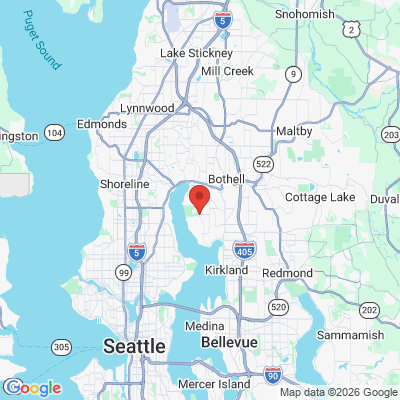 Map to Angel Smiles Dentistry: Dr. Zalak Daftary office in Kirkland, WA