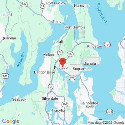 Map to  office in Poulsbo, WA
