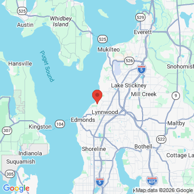 Map to  office in Edmonds, WA