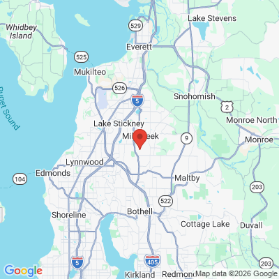 Map to  office in Mill Creek, WA