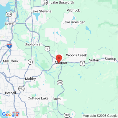 Map to  office in Monroe, WA