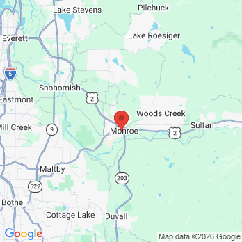 Map to CRAIG DENTAL CARE office in Monroe, WA