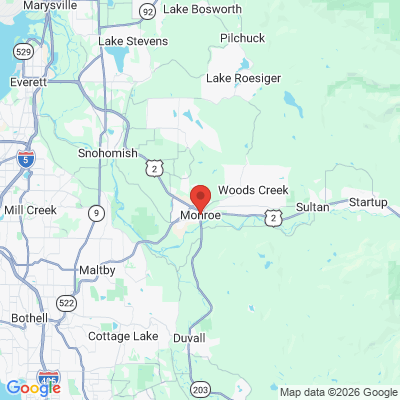 Map to  office in Monroe, WA