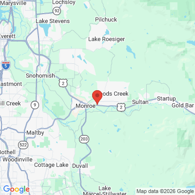 Map to  office in Monroe, WA