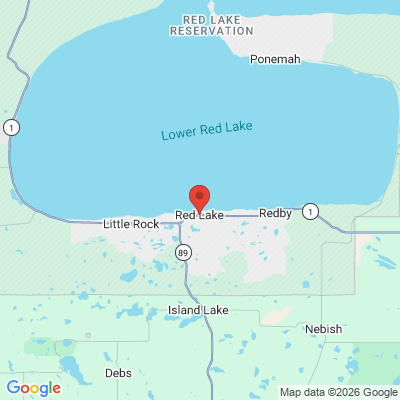 Map to  office in Red Lake, MN