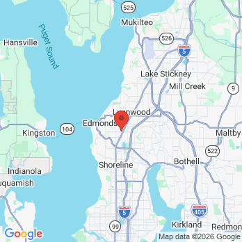 Map to Pacific Pediatric Dentistry office in Edmonds, WA