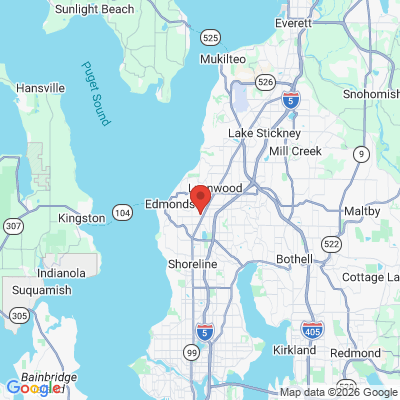 Map to  office in Edmonds, WA