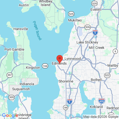 Map to  office in Edmonds, WA