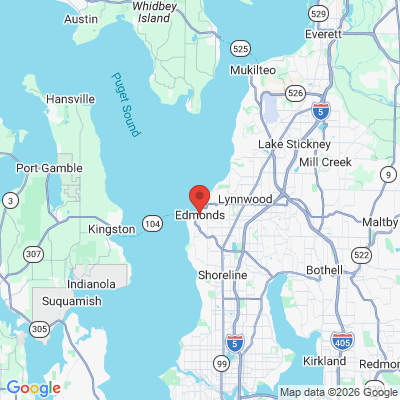 Map to  office in Edmonds, WA