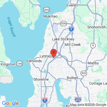 Map to Planet Family Dental (Formerly Dimayuga Family Dental) office in Lynnwood, WA