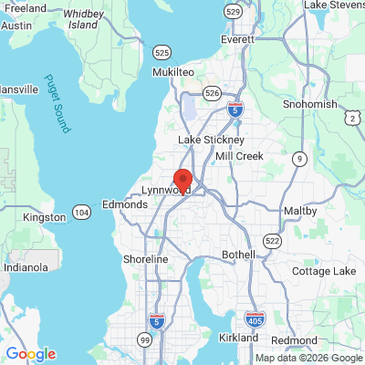 Map to Planet Family Dental (Formerly Dimayuga Family Dental) office in Lynnwood, WA
