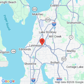 Map to Bowman Y Shin DMD PLLC office in Lynnwood, WA