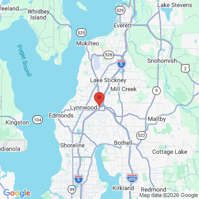 Map to  office in Lynnwood, WA