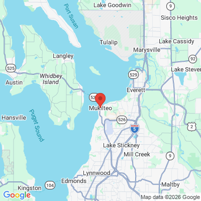 Map to  office in Mukilteo, WA