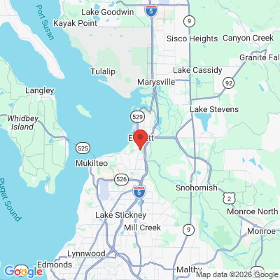 Map to  office in Everett, WA