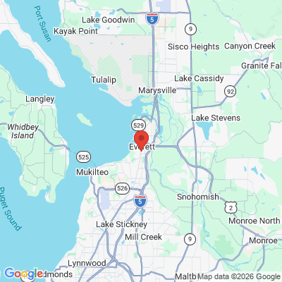 Map to  office in Everett, WA